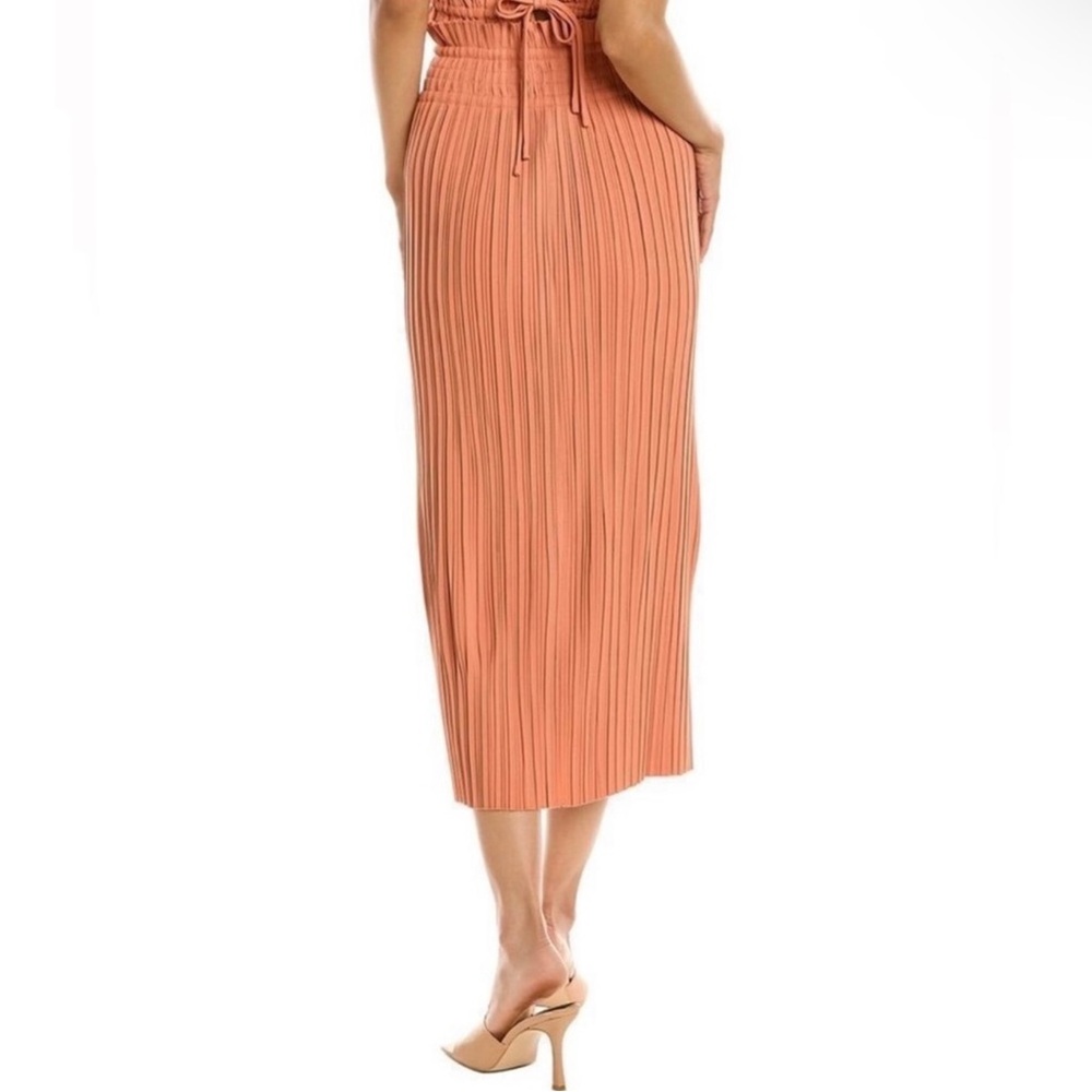 NEW A.L.C. PINK PLEATED MIDI SKIRT - Picture 5 of 6